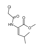 Methyl (E)-2-(chloroacetamido)-4-methylpent-2-enoate结构式