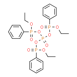 Phosphoric acid tris(phenylethoxyphosphinyl) ester Structure