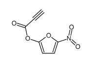 (5-nitrofuran-2-yl) prop-2-ynoate结构式