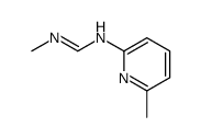N'-methyl-N-(6-methylpyridin-2-yl)methanimidamide结构式