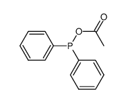 (Acetoxy)diphenylphosphane Structure