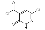 4-Pyridazinecarbonylchloride,6-chloro-2,3-dihydro-3-oxo-(9CI) Structure
