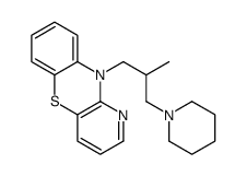 10-(2-Methyl-3-piperidinopropyl)-10H-pyrido[3,2-b][1,4]benzothiazine structure