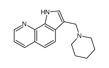 3-(piperidin-1-ylmethyl)-1H-pyrrolo[3,2-h]quinoline Structure