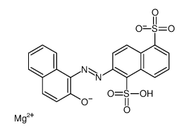 hydrogen [2-[(2-hydroxy-1-naphthyl)azo]naphthalene-1,5-disulphonato(3-)]magnesate(1-) picture