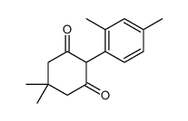 2-(2,4-dimethylphenyl)-5,5-dimethylcyclohexane-1,3-dione结构式