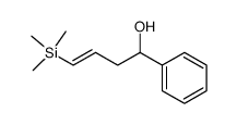 (E)-1-Phenyl-4-trimethylsilanyl-but-3-en-1-ol Structure
