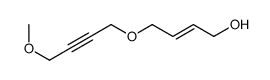 4-(4-methoxybut-2-ynoxy)but-2-en-1-ol结构式