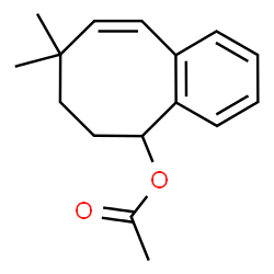 5,6,7,8-Tetrahydro-8,8-dimethylbenzocycloocten-5-ol acetate Structure