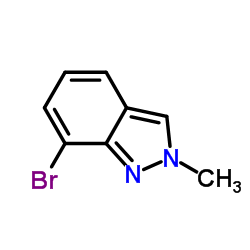 7-Bromo-2-methyl-2H-indazole structure