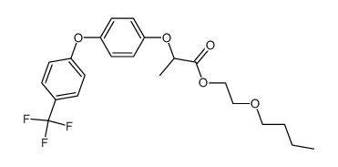 α-[4-(p-trifluoromethylphenoxy)-phenoxy]-propionic acid n-butoxyethyl ester Structure