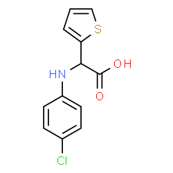 (4-CHLORO-PHENYLAMINO)-THIOPHEN-2-YL-ACETIC ACID结构式