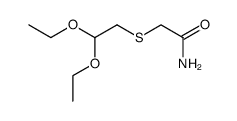 2-(2',2'-Diethoxyethylthio)acetamide结构式