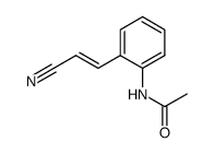 o-(2-trans-Cyanoethenyl)acetanilide结构式