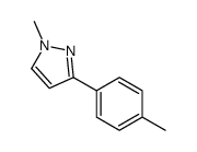 1-methyl-3-(4-methylphenyl)pyrazole结构式