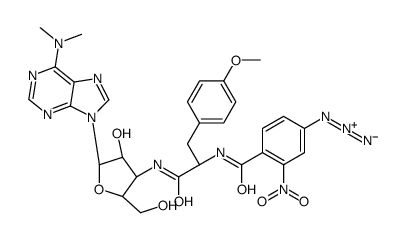 N-(2-nitro-4-azidobenzoyl)puromycin结构式