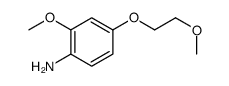 Benzenamine, 2-methoxy-4-(2-methoxyethoxy)- (9CI) structure