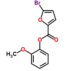 2-Methoxyphenyl 5-bromo-2-furoate结构式