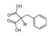 benzyl-bromo-malonic acid Structure