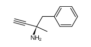 1-Methyl-4-phenyl-1-butyn-3-amine Structure