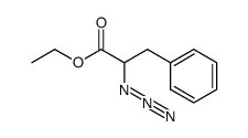 α-Azido-β-phenylpropansaeure-ethylester Structure
