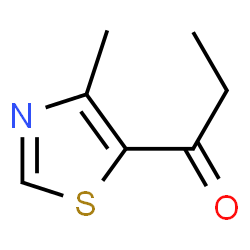 1-Propanone,1-(4-methyl-5-thiazolyl)-结构式