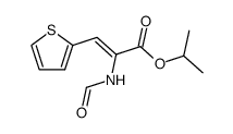 isopropyl (Z)-2-formamido-3-(thiophen-2-yl)acrylate结构式