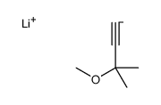 lithium,3-methoxy-3-methylbut-1-yne结构式