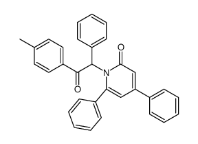 4,6-diphenyl-1-[α-(4-toluoyl)benzyl]-2-pyridone Structure