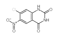 7-chloro-6-nitro-1H-quinazoline-2,4-dione Structure
