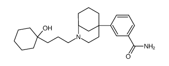 3-{2-[3-(1-hydroxy-cyclohexyl)-propyl]-2-aza-bicyclo[3.3.1]non-5-yl}-benzamide Structure