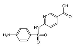 6-[(4-aminophenyl)sulfonylamino]pyridine-3-carboxylic acid Structure