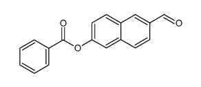 6-formylnaphthalen-2-yl benzoate结构式