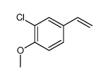 2-chloro-4-ethenyl-1-methoxybenzene结构式