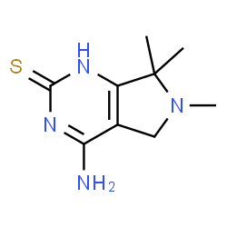 5H-Pyrrolo[3,4-d]pyrimidine-2-thiol,4-amino-6,7-dihydro-6,7,7-trimethyl-(8CI) picture