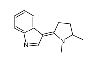 3H-Indole,3-(1,5-dimethyl-2-pyrrolidinylidene)-(8CI) structure