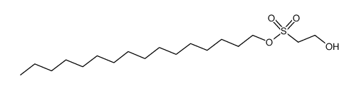 hexadecyl 2-hydroxyethanesulfonate Structure