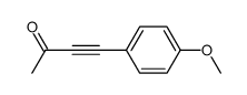 4-(4-methoxyphenyl)but--3-yn-2-one Structure