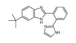 6-tert-butyl-2-[2-(1H-imidazol-2-yl)phenyl]-1H-benzimidazole Structure