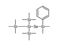 dimethyl-phenyl-tris(trimethylsilyl)silylselanylsilane Structure