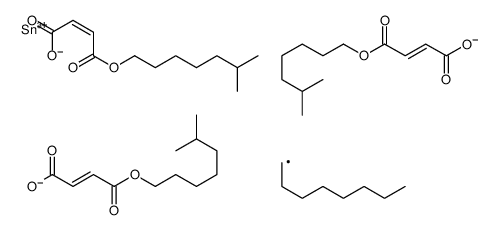 triisooctyl 4,4',4''-[(octylstannylidyne)tris(oxy)]tris[4-oxoisocrotonate] Structure