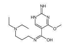 2-amino-N-[3-(diethylamino)propyl]-4-methoxypyrimidine-5-carboxamide结构式