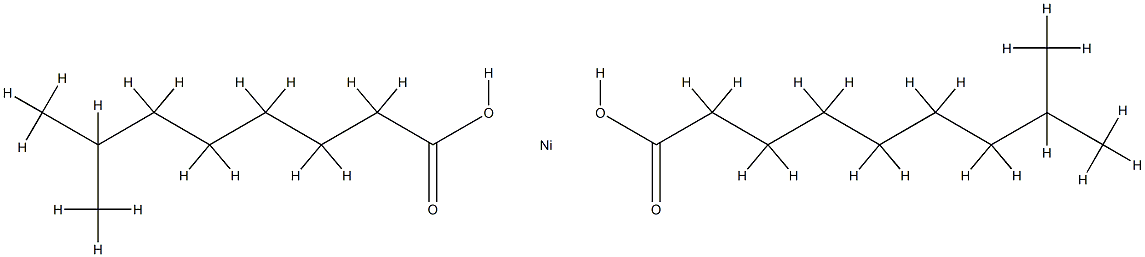 (isodecanoato-O)(isononanoato-O)nickel structure
