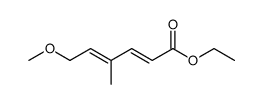 ethyl (E,E)-6-methoxy-4-methylhexa-2,4-dienoate Structure