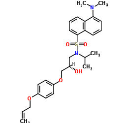 dansyl alprenolol结构式