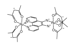 [(acac)2Ru(1,10-phenanthroline-5,6-diimine)Ru(acac)2]结构式
