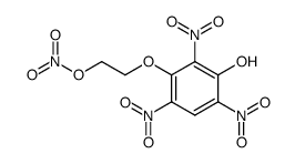 2,4,6-trinitro-3-(2-nitryloxy-ethoxy)-phenol结构式