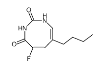 5-Fluoro-7-n-butyl-1,3-diazacycloocta-5,7-diene-2,4-dione Structure