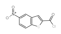5-NITRO-1-BENZOTHIOPHENE-2-CARBONYL CHLORIDE structure
