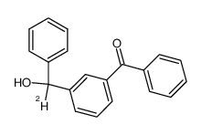 α-deuterio-α-hydroxy-3-benzylbenzophenone Structure